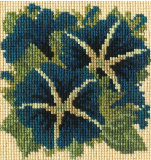 Morning Glory Mini Kit Needlepoint Kit Elizabeth Bradley Design