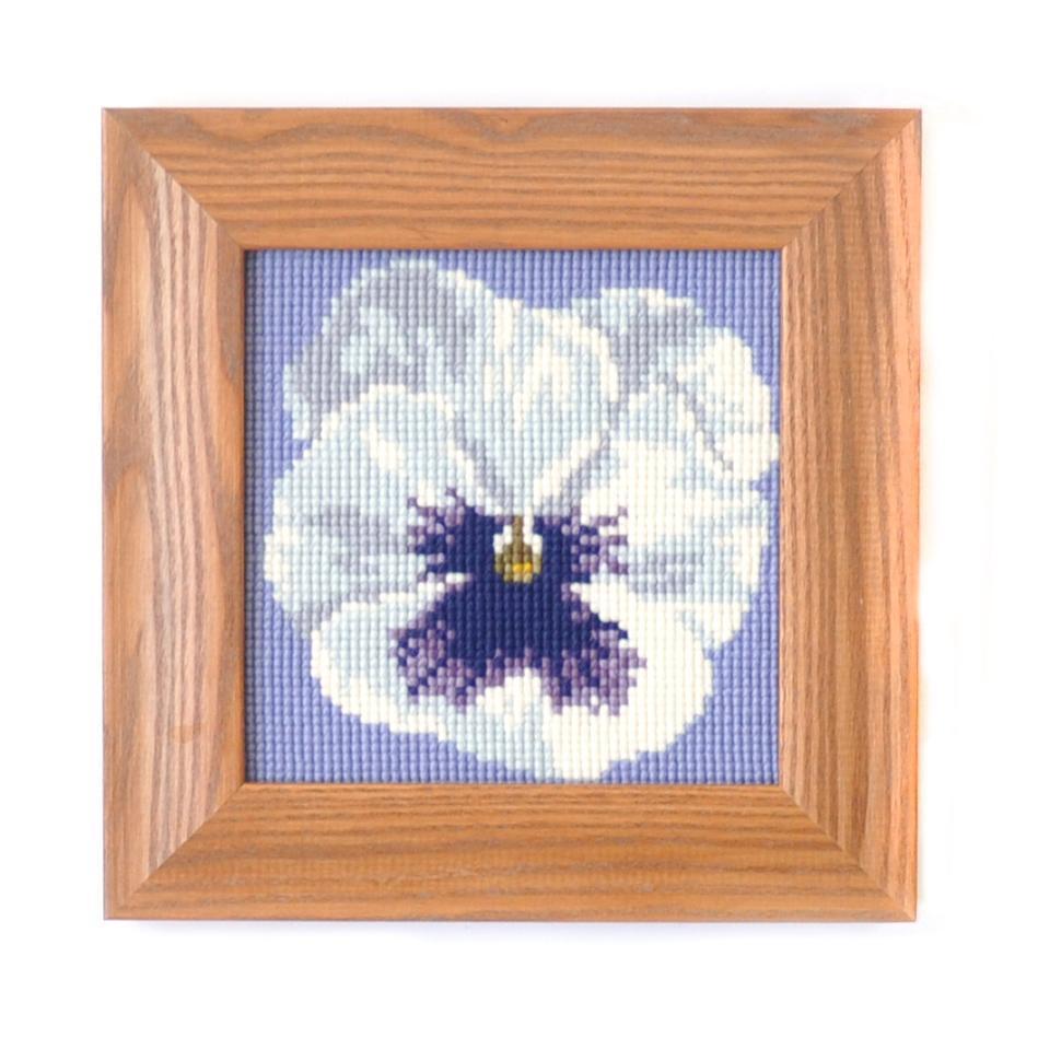 Pansy Mini Kit Needlepoint Kit Elizabeth Bradley Design