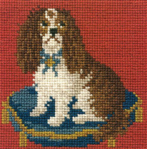 Spaniel Puppy Mini Kit Needlepoint Kit Elizabeth Bradley Design