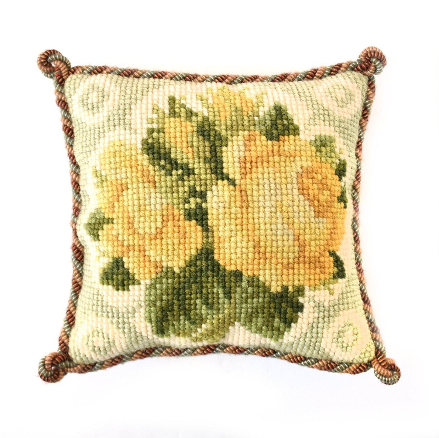 Yellow Roses Mini Kit Needlepoint Kit Elizabeth Bradley Design
