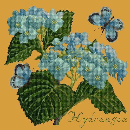 Hydrangea Needlepoint Kit Elizabeth Bradley Design Yellow 