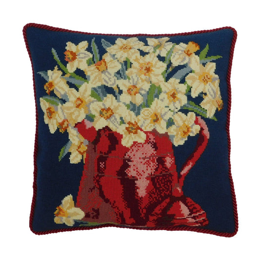 Narcissi Pot Needlepoint Kit Elizabeth Bradley Design 