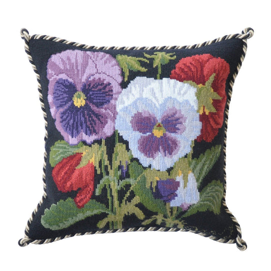 Pansy Needlepoint Kit Elizabeth Bradley Design 