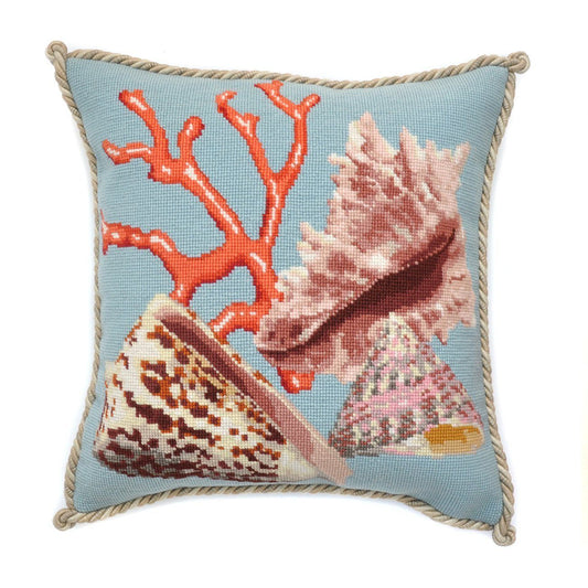 Red Coral Needlepoint Kit Elizabeth Bradley Design 