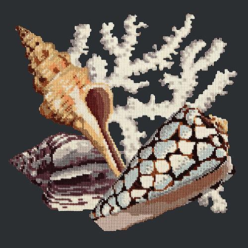 Staghorn Needlepoint Kit Elizabeth Bradley Design Black 