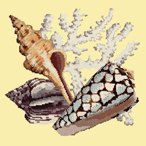 Staghorn Needlepoint Kit Elizabeth Bradley Design Butter Yellow 