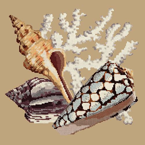 Staghorn Needlepoint Kit Elizabeth Bradley Design Sand 