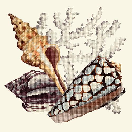 Staghorn Needlepoint Kit Elizabeth Bradley Design Winter White 