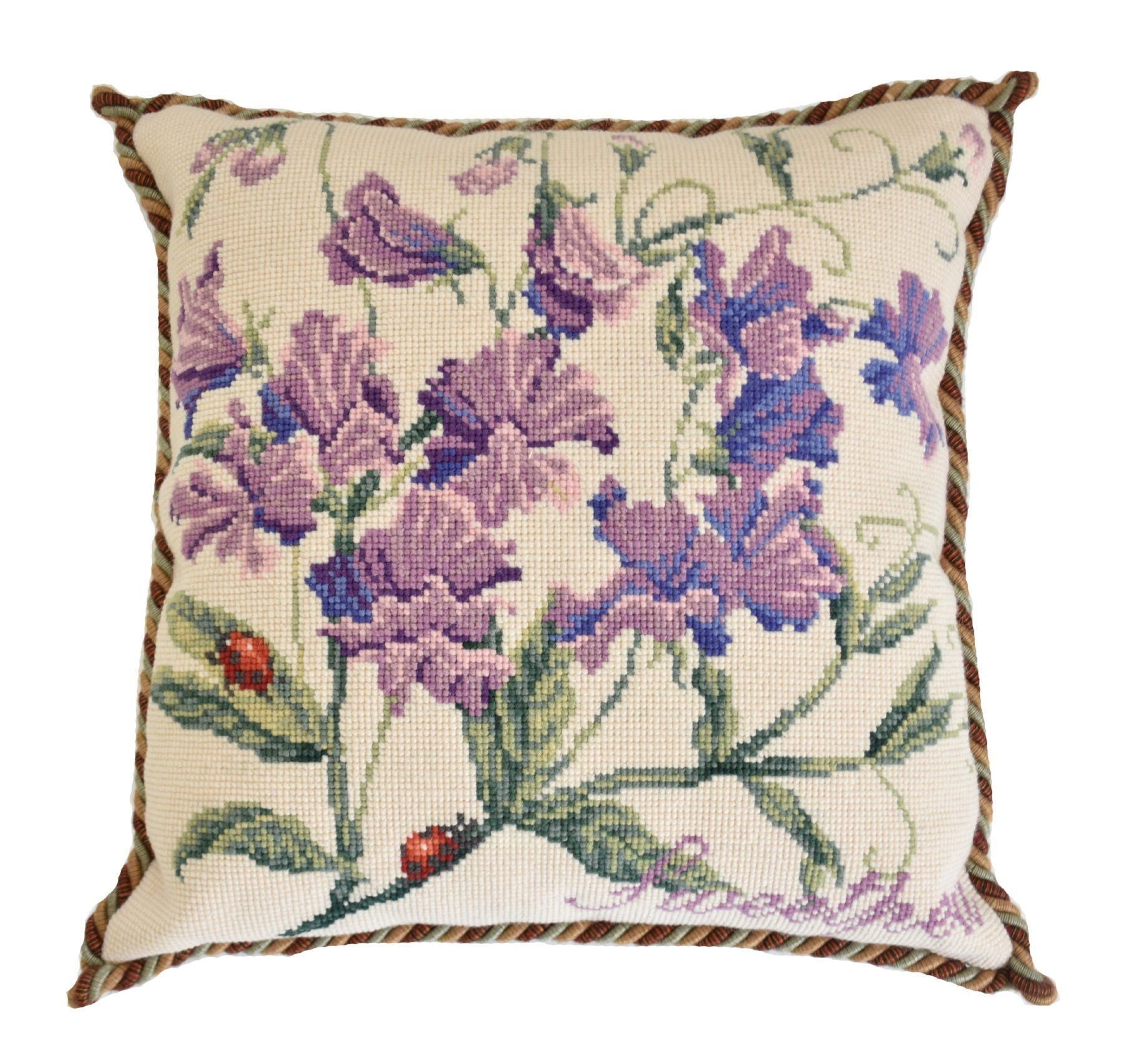 Sweetpea Needlepoint Kit Elizabeth Bradley Design 