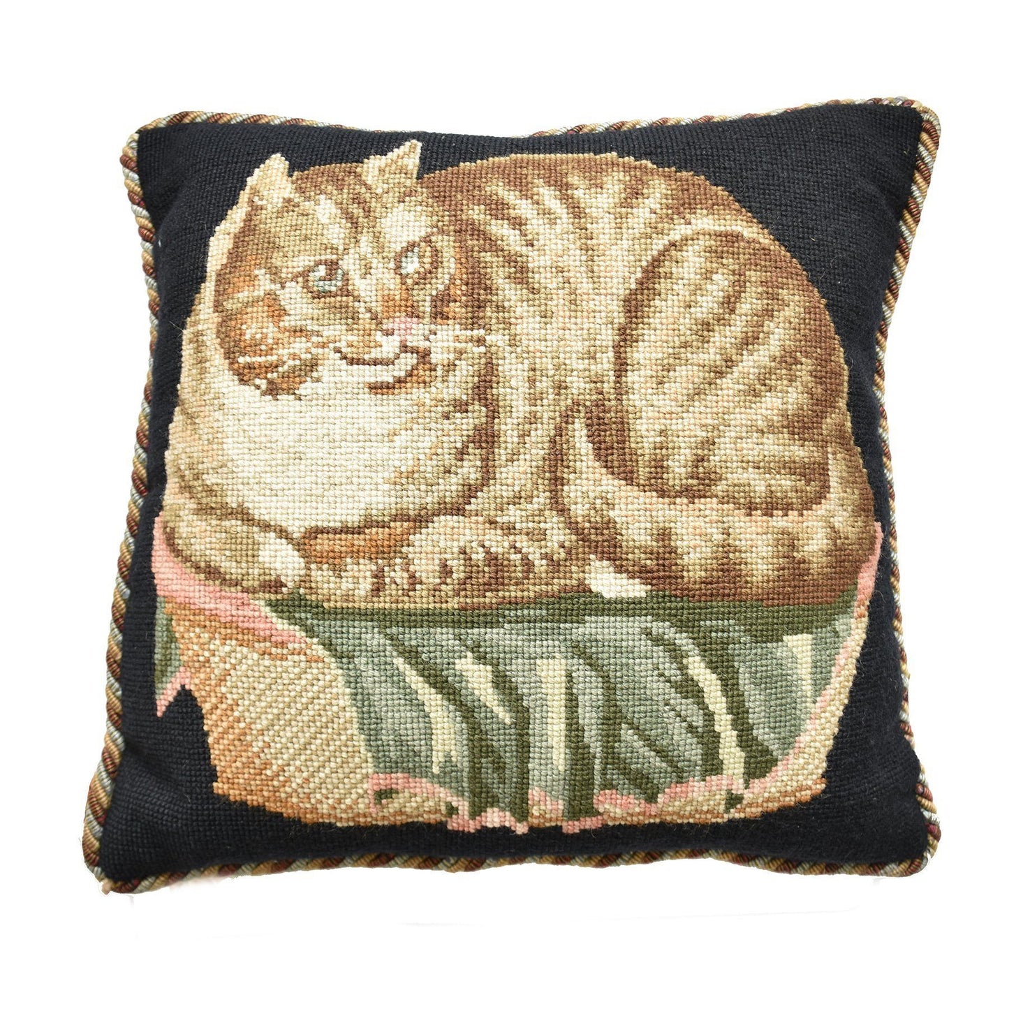 The Contented Cat Needlepoint Kit Elizabeth Bradley Design 