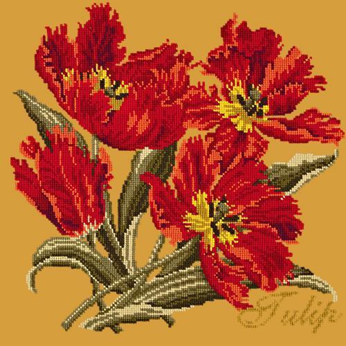 Tulip Needlepoint Kit Elizabeth Bradley Design Yellow 