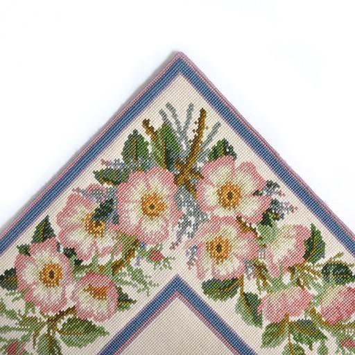 Wild Rose & Forget-Me-Not Border Carpet Border Elizabeth Bradley 