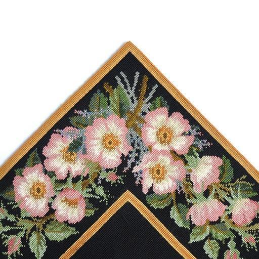 Wild Rose & Forget-Me-Not Border Carpet Border Elizabeth Bradley 